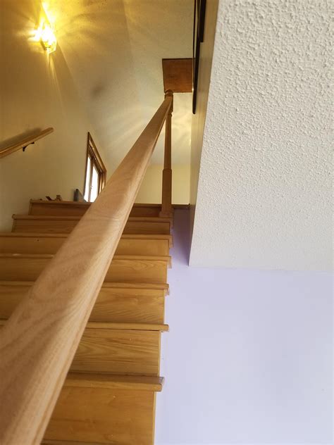We recommend that your painter do a final light sanding before final applications to remove any fingerprints from handling the wood. Paid a contractor to install a newel post, railing and spindles to a staircase. That was a ...