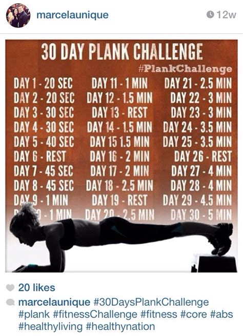 30 Days Plank Challenge Amazing Results In One Month Trusper
