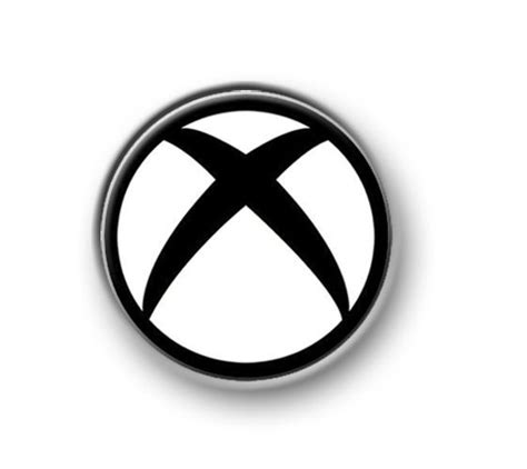 Xbox Symbol 1 25mm Pin Button Badge Gaming 360 Console