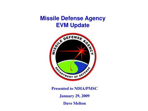 Ppt Missile Defense Agency Evm Update Powerpoint Presentation Free