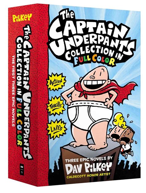 Captain Underpants Color Collection By Dav Pilkey Boxed Set