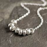 Images of Sterling Silver Rings Necklace