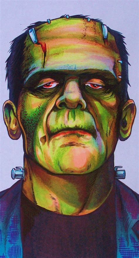 Faces Of Horror Frankenstein By Greglakowske On Deviantart