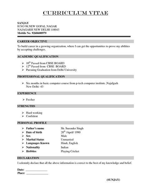43 Different Types Of Resumes Formats For Your Application