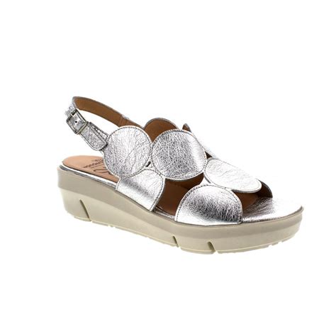 Wonders D 8210 Womens Sandals Silver Leather Imaginar V90 Rogerson Shoes