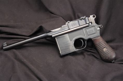 Japanese 1896 C96 Mauser Broomhandle Export 9mm Semi Auto Pistol C