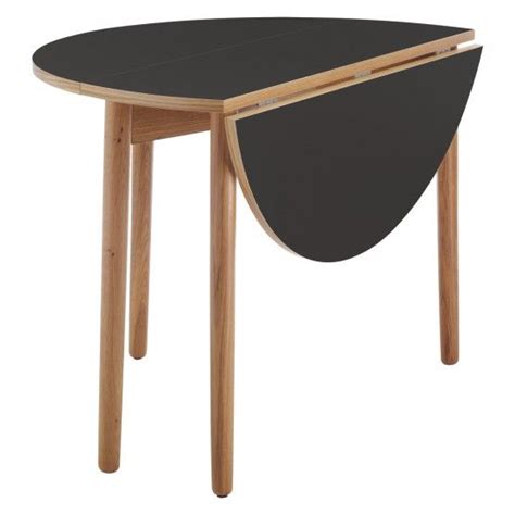 Suki 2 4 Seat Black Folding Round Dining Table Buy Now At Habitat Uk
