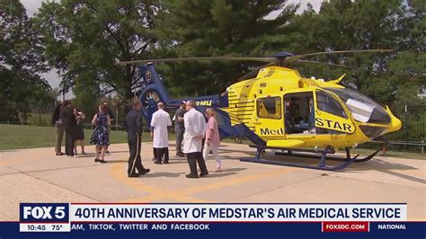 Medstars Air Medical Service Celebrates 40th Anniversary