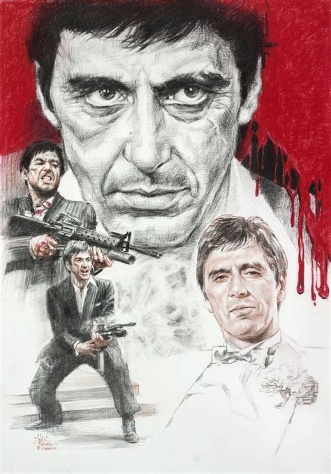 Scarface Drawing Choose Your Favorite Scarface Drawings From Millions