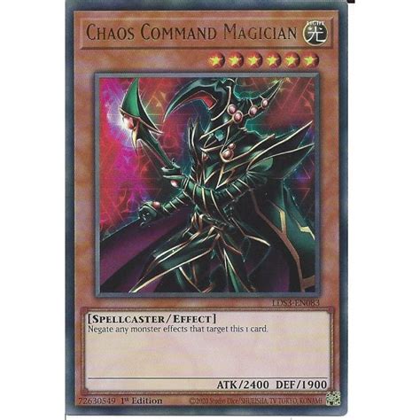 Yu Gi Oh Trading Card Game Lds3 En083 Chaos Command Magician 1st