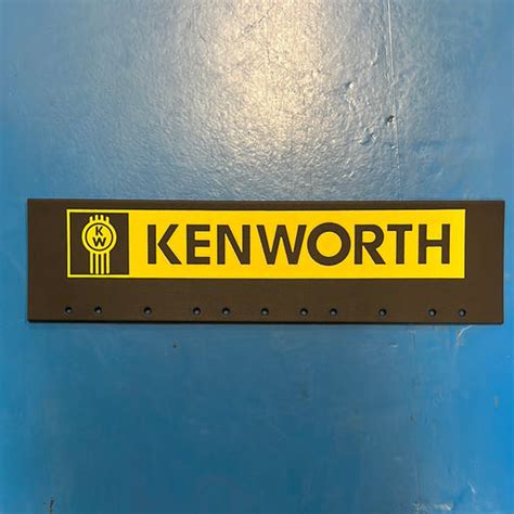 Kenworth Mudflaps — Empire Chrome
