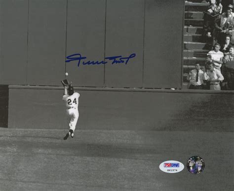 Lot Detail Willie Mays The Catch Signed Oversized 20