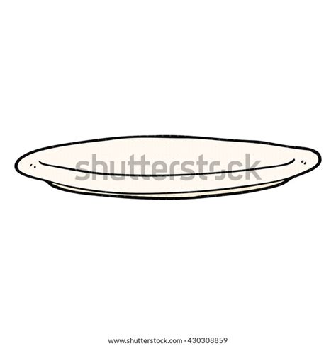Freehand Drawn Cartoon Plate Stock Vector Royalty Free 430308859