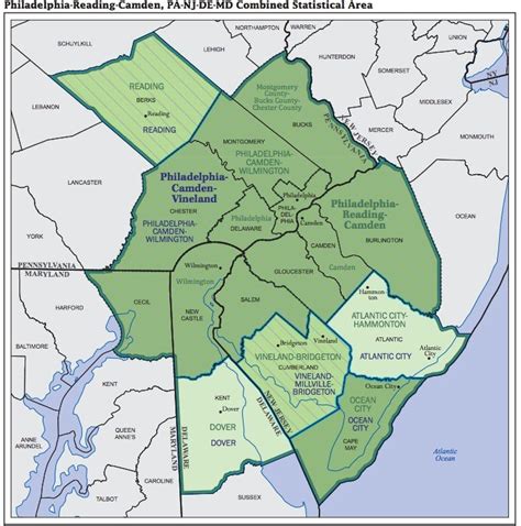 Map Of Philadelphia Area
