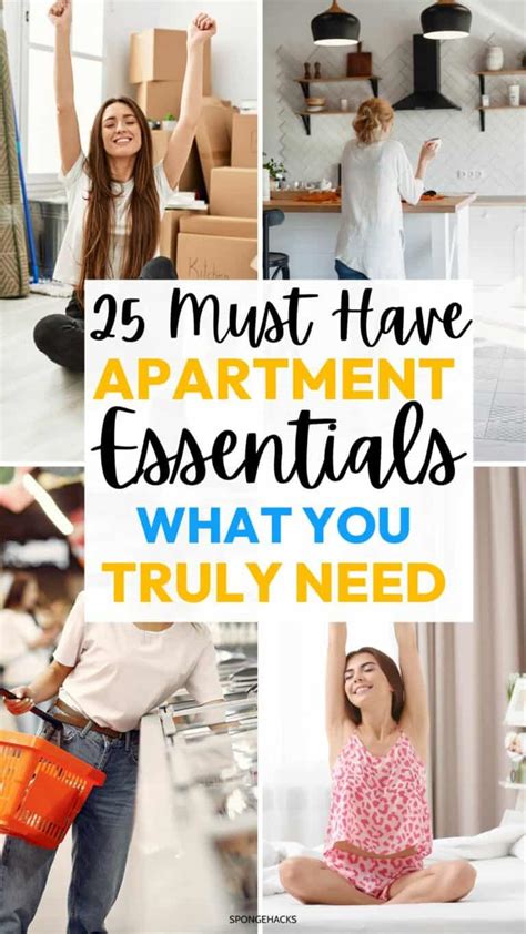 25 Must Have Apartment Essentials List What You Truly Need For Your