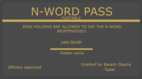 N Word Pass [portable] 0 1 9 Free Download