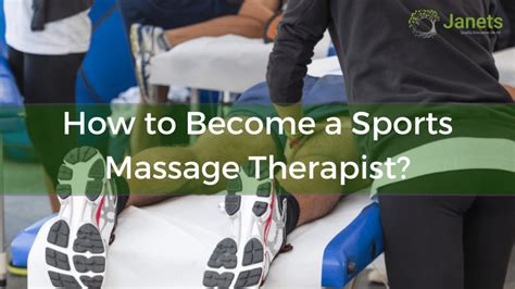 How To Become A Sports Massage Therapist Janets