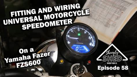 Fitting And Wiring Universal Motorcycle Speedometer Shoogly Shed