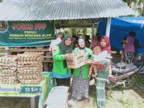 Ppp Dirikan Posko Dan Salurkan Bantuan Di Lokasi Gempa Sumbar Partai