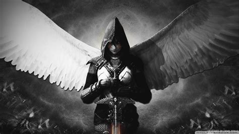 Download Angel Fantasy Angel Warrior Hd Wallpaper