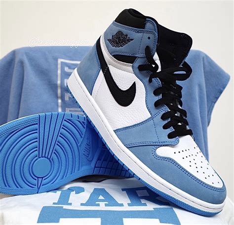 New Photos Of The Air Jordan 1 High Og “university Blue” Sneaker Combos