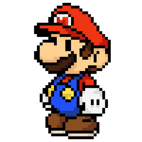 Pixel Mario by wittycrow on DeviantArt png image