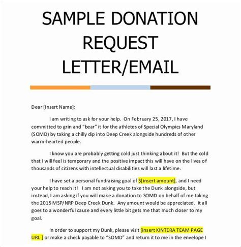Sample Letters Asking For Donations Beautiful 29 Donation Letter