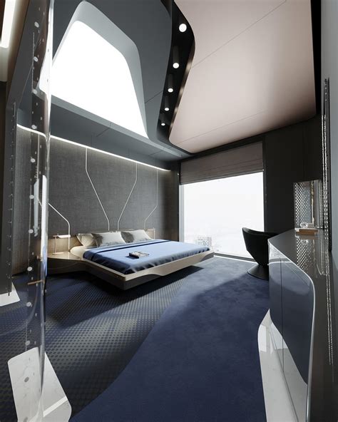 Bedroom Futuristic Interior Design