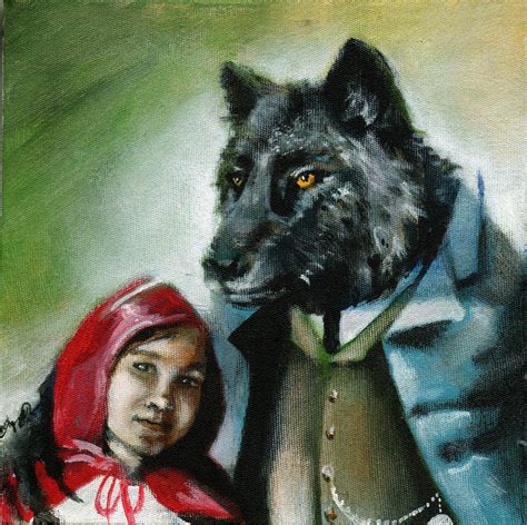 little red riding hood and big bad wolf by arcosinicius on deviantart