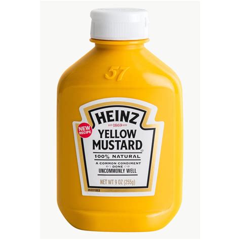 Heinz Yellow Mustard 9 Oz 255g Shopee Malaysia