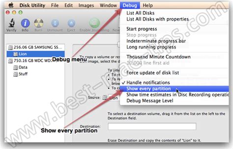 Show Hidden Partitions On OS X Best Mac Tips
