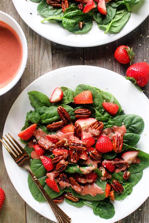 Strawberry Spinach Salad With Candied Pecans Simply Sissom