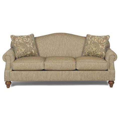 728300 Traditional Camelback Sofa With Turned Legs By Craftmaster At Nb