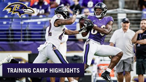 Top Highlights From Ravens Training Camp Youtube