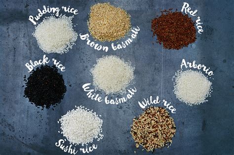 Varieties Of Rice And Other Cereals Hmhub