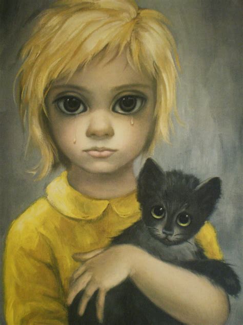 Pity Kitty And Cutie Big Eyes Margaret Keane Keane Big Eyes Eye Art