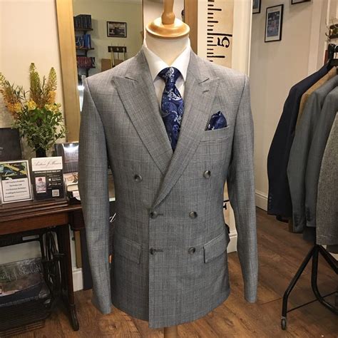 Bespoke 2 Piece Double Breasted Suit Andrew J Musson Bespoke Tailor
