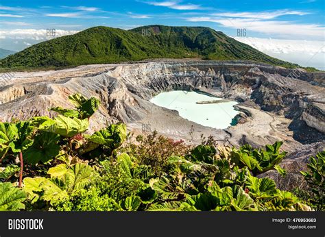 Crater Poas Volcano Image And Photo Free Trial Bigstock