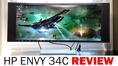 Hp Envy 34c Curved 3440x1440 Monitor Full Review Youtube