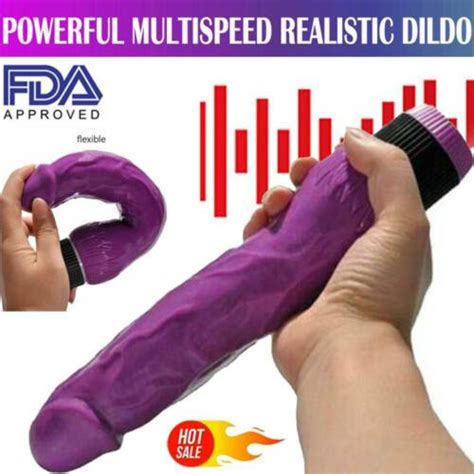 Multispeed Rabbit Vibrator G Spot Massager Waterproof Dildo Women Adult