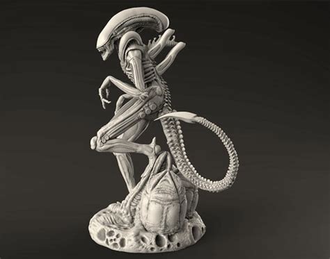 Alien Xenomorph 3d Print Stl File Etsy