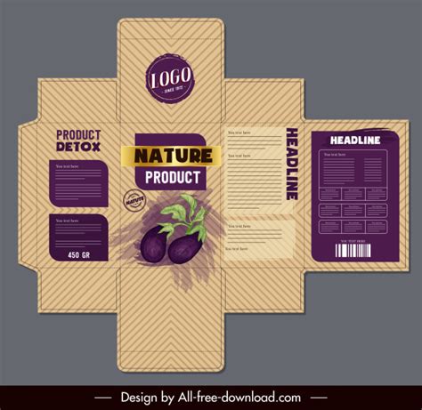 Packaging Template Vectors Free Download Graphic Art Designs