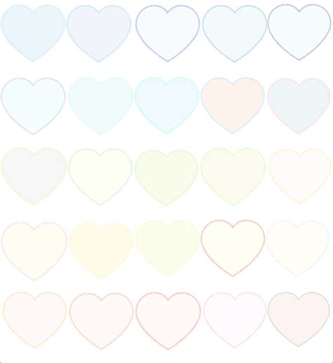 Assorted Heart Stickers Etsy