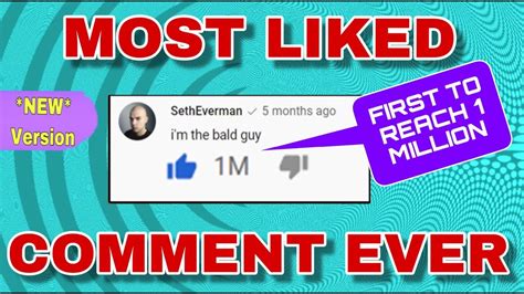 Most Liked Youtube Comment Of All Time Youtube