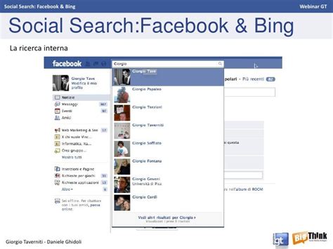 Social Search Facebook And Bing Webinar Gt