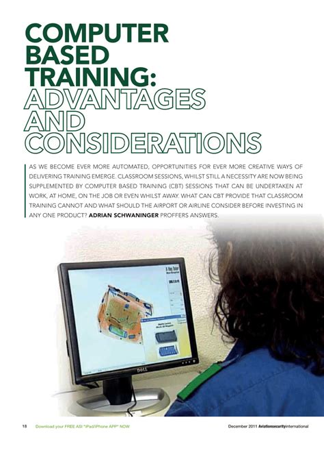 Ctqp construction training qualification program dce district construction engineer de district engineer dot department of transportation (PDF) Computer based training: advantages and considerations