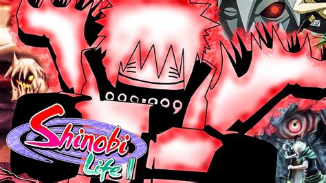 3 Tails Bijuu Cloak Mode Shinobi Life 2 Youtube
