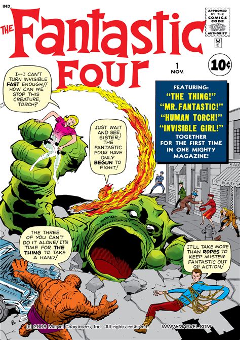 Fantastic Four 1961 1 Read Fantastic Four 1961 Issue 1 Online