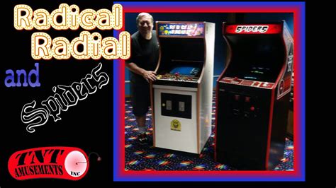 1174 Rare Spiders And Radical Radial Cabaret Arcade Video Games Tnt