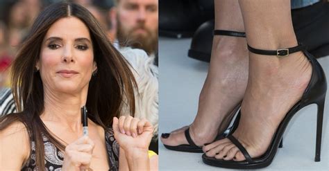 sandra bullock s pretty feet and toes at minions premiere in london